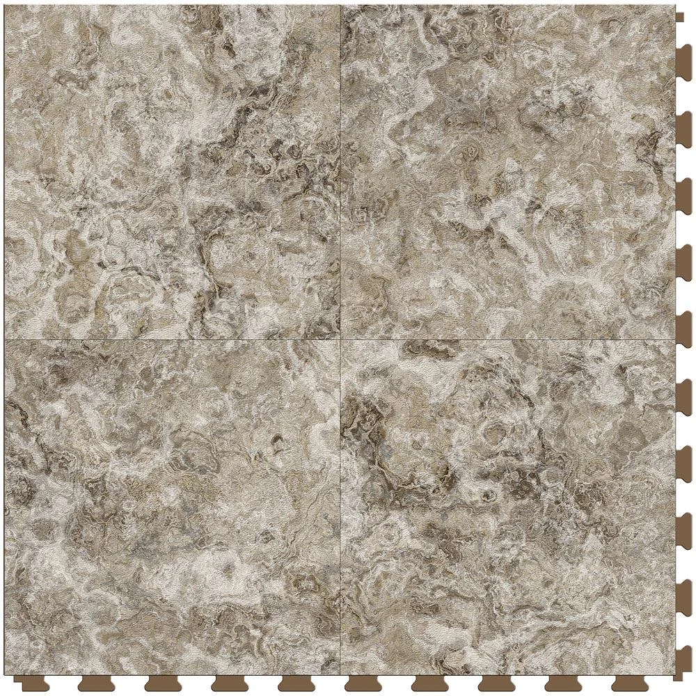 Perfection Floor Tile Breccia Collection Breccia Machiato/Satin 20-in X 20-in Water Resistant Interlocking Luxury Flooring (16.7-sq Ft) 7 Perfection Floor Tile Breccia Collection Breccia Machiato/Satin 20-in X 20-in Water Resistant Interlocking Luxury Flooring (16.7-sq Ft) - Image 5