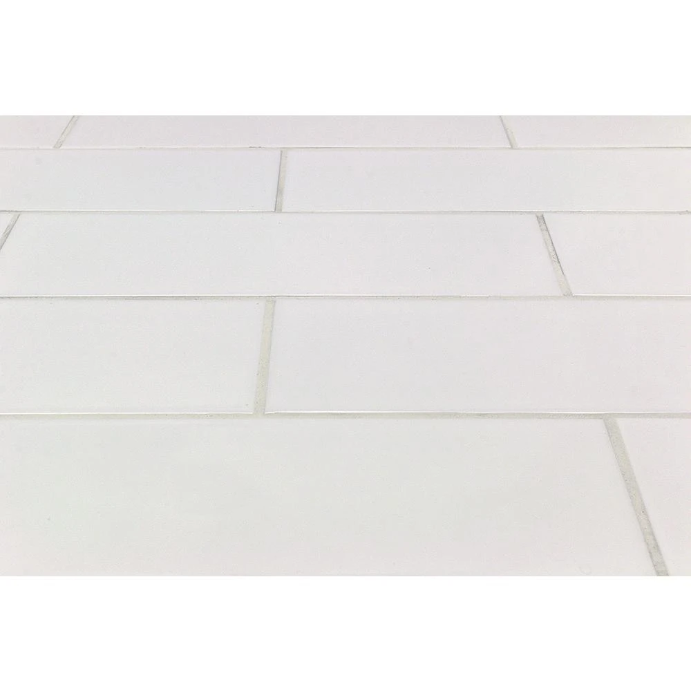 Ivy Hill Tile Essential White 4 In. X 12 In. X 6mm Polished Ceramic Subway Wall Tile (9.68 Sq. Ft./case) 7 Ivy Hill Tile Essential White 4 In. X 12 In. X 6mm Polished Ceramic Subway Wall Tile (9.68 Sq. Ft./case) - Image 5