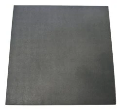 Rubber-Cal "Eco-Sport" 3/4-inch Interlocking Rubber Tiles - 3/4 X 20 X 20-inch Rubber Tile - 5 Pack, 14 Sqr/Ft Coverage - Coal