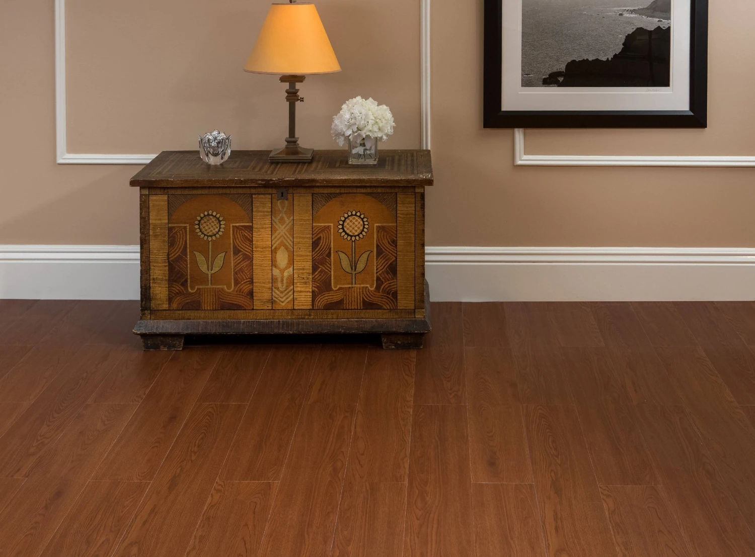 Achim Sterling Self Adhesive Vinyl Floor Planks - 10 Planks/15 Sq. Ft., 1.2mm, 6 X 36, Walnut 5 Achim Sterling Self Adhesive Vinyl Floor Planks - 10 Planks/15 Sq. Ft., 1.2mm, 6 X 36, Walnut - Image 3