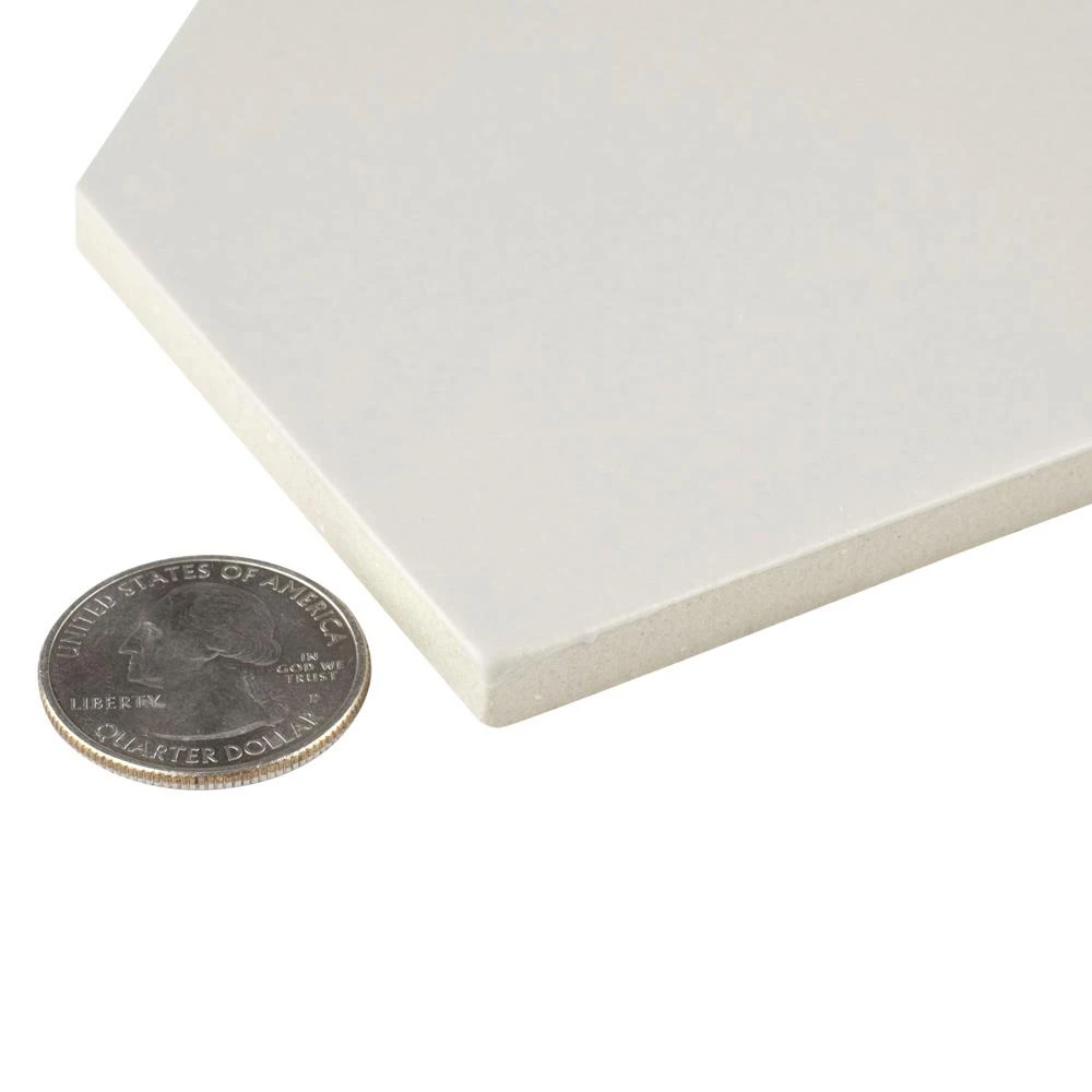 Merola Tile Kite Light Grey 4 In. X 11-3/4 In. Porcelain Subway Floor And Wall Tile (11.81 Sq. Ft. / Case) 5 Merola Tile Kite Light Grey 4 In. X 11-3/4 In. Porcelain Subway Floor And Wall Tile (11.81 Sq. Ft. / Case) - Image 3