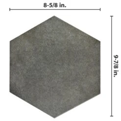 Merola Tile Vintage Hex Marengo 8-5/8 In. X 9-7/8 In. Porcelain Floor And Wall Tile (11.56 Sq. Ft. / Case) 20 Merola Tile Vintage Hex Marengo 8-5/8 In. X 9-7/8 In. Porcelain Floor And Wall Tile (11.56 Sq. Ft. / Case) -Flooring Shop 4ac3bb1ac14b86f18f957e69edc14f68 1800x1800