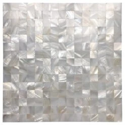 Art3d 12 In. X 12 In. Mother Of Pearl Shell Mosaic Tile Backsplash In White
