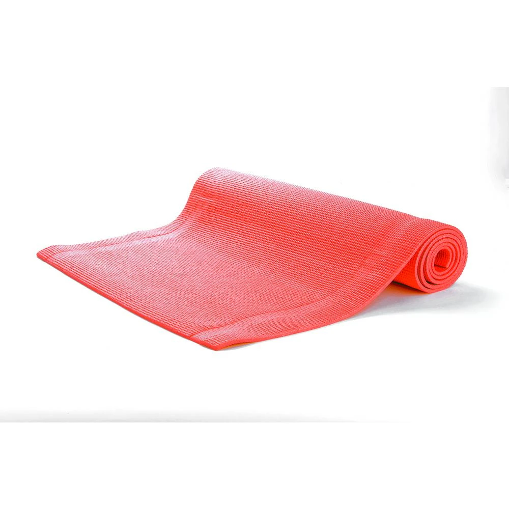 All Purpose Extra Thick Red Fitness & Exercise 24 In. X 68 In. Yoga Mat With Carrying Strap 5 All Purpose Extra Thick Red Fitness & Exercise 24 In. X 68 In. Yoga Mat With Carrying Strap - Image 3