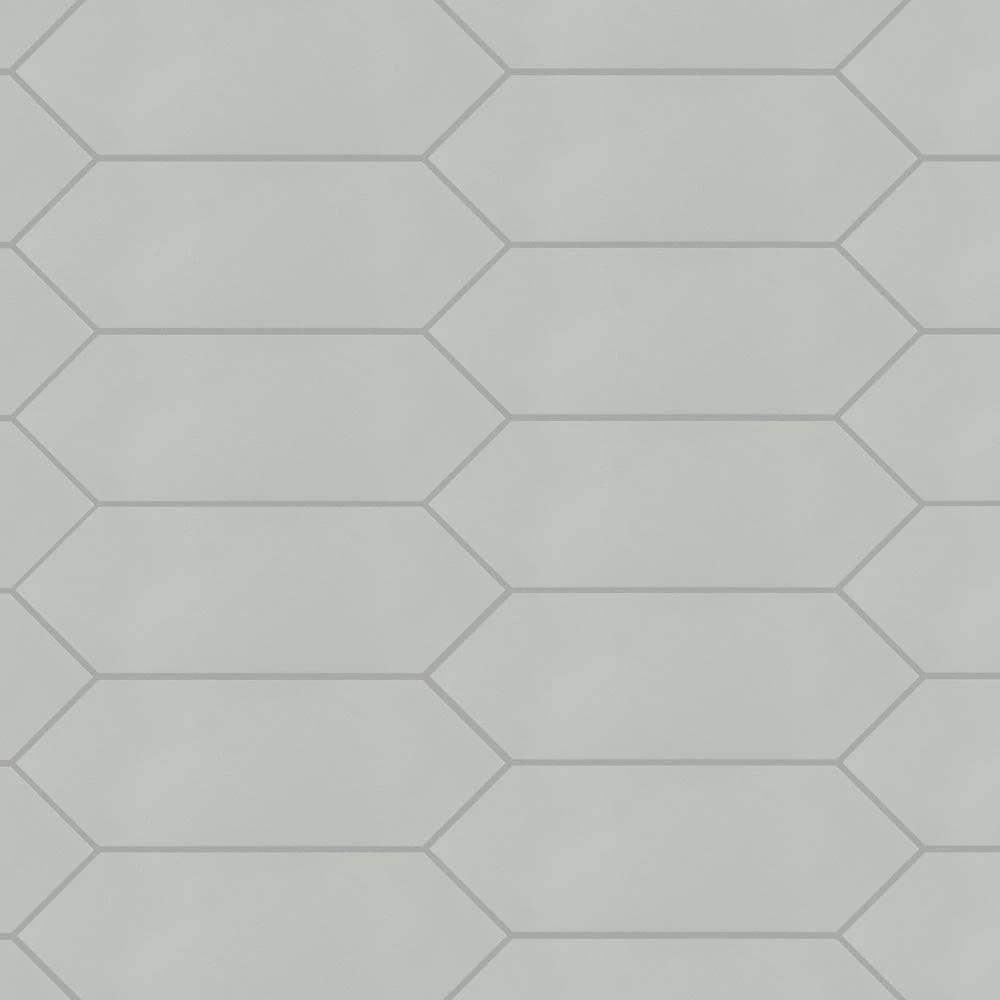 Merola Tile Kite Light Grey 4 In. X 11-3/4 In. Porcelain Subway Floor And Wall Tile (11.81 Sq. Ft. / Case) 14 Merola Tile Kite Light Grey 4 In. X 11-3/4 In. Porcelain Subway Floor And Wall Tile (11.81 Sq. Ft. / Case) - Image 12