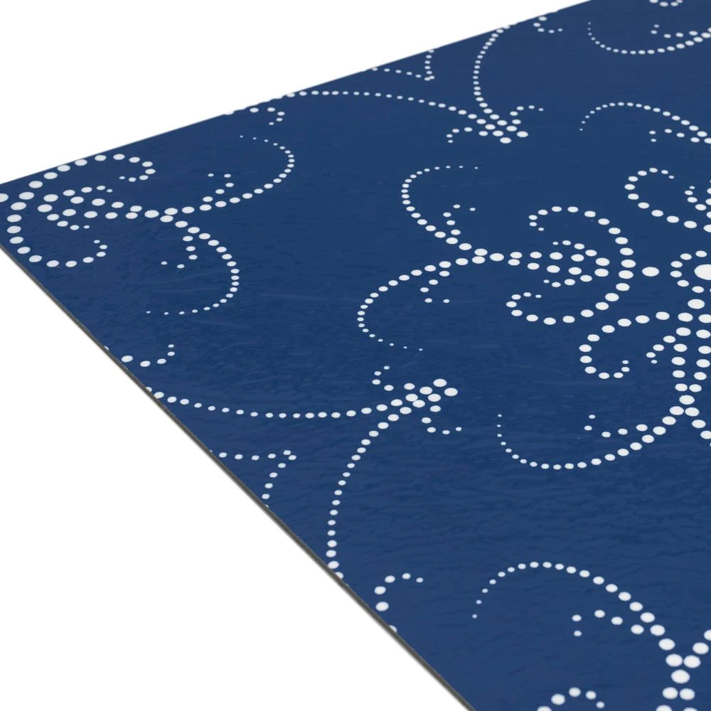 ACHIM Retro Navy Pearl 12 In. X 12 In. Self-Adhesive Vinyl Floor Tile (20 Tiles/20 Sq. Ft.) 6 ACHIM Retro Navy Pearl 12 In. X 12 In. Self-Adhesive Vinyl Floor Tile (20 Tiles/20 Sq. Ft.) - Image 4