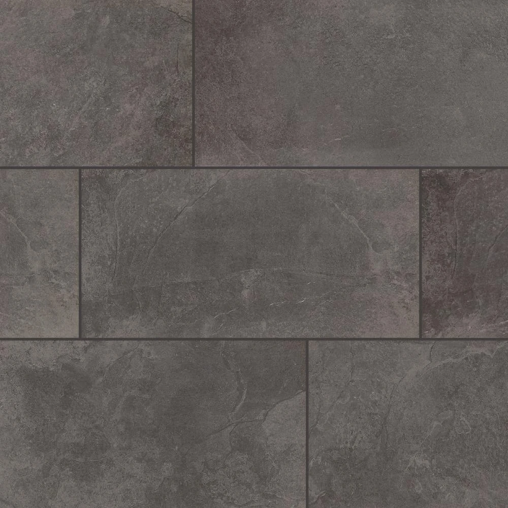TrafficMASTER Cascade Ridge 24 In. X 12 In. Slate Ceramic Floor And Wall Tile (15.04 Sq. Ft. / Case) 7 TrafficMASTER Cascade Ridge 24 In. X 12 In. Slate Ceramic Floor And Wall Tile (15.04 Sq. Ft. / Case) - Image 5