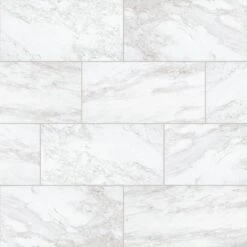 Daltile QuicTile 12 In. X 24 In. Calacatta Marble Polished Porcelain Locking Floor Tile (9.6 Sq. Ft. / Case) 40 Daltile QuicTile 12 In. X 24 In. Calacatta Marble Polished Porcelain Locking Floor Tile (9.6 Sq. Ft. / Case) -Flooring Shop a074435bd2f5454d31fb452ed3fc0021 1800x1800