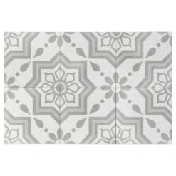 Ivy Hill Tile Sintra Silver Sky Encaustic 9 In. X 9 In. X 10mm Mate Porcelain Floor And Wall Tile (20 Pieces / 10.65 Sq. Ft. / Box) 20 Ivy Hill Tile Sintra Silver Sky Encaustic 9 In. X 9 In. X 10mm Mate Porcelain Floor And Wall Tile (20 Pieces / 10.65 Sq. Ft. / Box) -Flooring Shop a5302dd45a3230e03c43c51147aa6224 1800x1800
