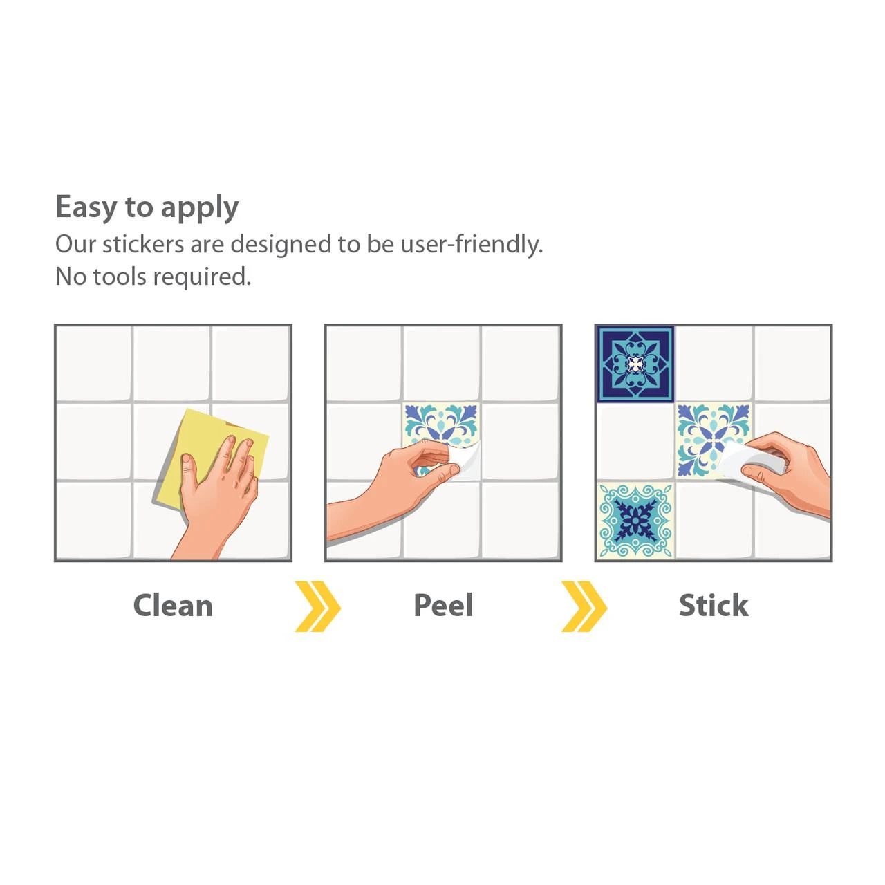 Walplus Peel And Stick Wall Tile Sticker Kitchen Bathroom Backsplash Splashback Tile Paint Stick On Tile Daliah Blue And Turquoise Mediterranean 8 Walplus Peel And Stick Wall Tile Sticker Kitchen Bathroom Backsplash Splashback Tile Paint Stick On Tile Daliah Blue And Turquoise Mediterranean - Image 6