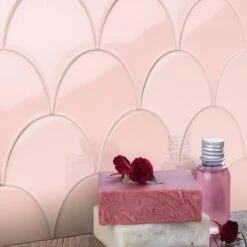 Bond Tile Riptide Rose 2.44 In. X 5 In. Fish Scale Polished Ceramic Wall Tile (48 Pieces 4.06 Sq. Ft. / Case) 20 Bond Tile Riptide Rose 2.44 In. X 5 In. Fish Scale Polished Ceramic Wall Tile (48 Pieces 4.06 Sq. Ft. / Case) -Flooring Shop bd29b273 29bc 4bc7 a381 75433aca34c9.9c9e58eacd36bbf47d11198c6b3ddb4a 1800x1800