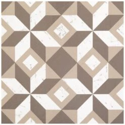 ACHIM Retro Prism Marble 12 In. X 12 In. Self-Adhesive Vinyl Floor Tile (20 Tiles/20 Sq. Ft.)