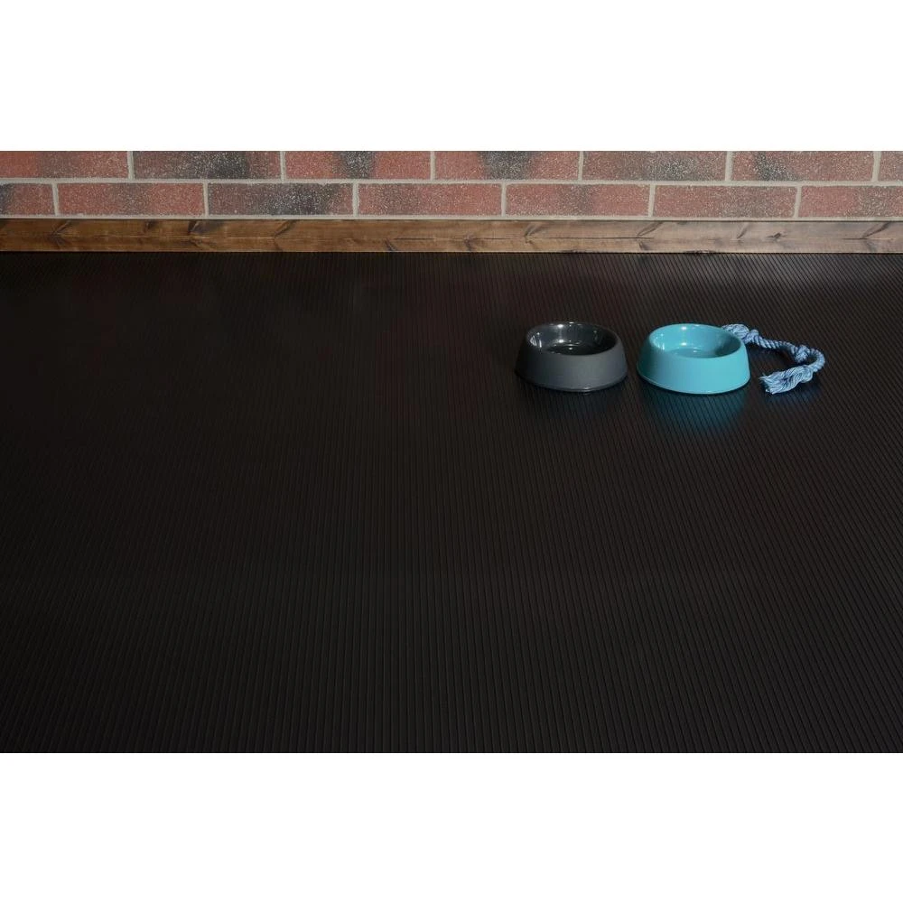 HDX Channel 7.5 Ft. X 17 Ft. Black Universal Flooring 5 HDX Channel 7.5 Ft. X 17 Ft. Black Universal Flooring - Image 3