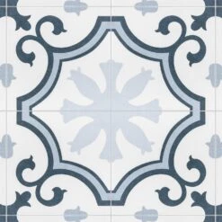 Merola Tile Lacour Artic Encaustic 9-3/4 In. X 9-3/4 In. Porcelain Floor And Wall Tile (11.11 Sq. Ft. / Case) 21 Merola Tile Lacour Artic Encaustic 9-3/4 In. X 9-3/4 In. Porcelain Floor And Wall Tile (11.11 Sq. Ft. / Case) -Flooring Shop d157d398fa7929fb77711dc1a495b74f 1800x1800
