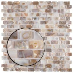 Merola Tile Conchella Subway Natural 12-1/4 In. X 12-1/2 In. X 2 Mm Natural Seashell Mosaic Tile 18 Merola Tile Conchella Subway Natural 12-1/4 In. X 12-1/2 In. X 2 Mm Natural Seashell Mosaic Tile -Flooring Shop dd534ed7c67ae679c1fffb4d9443312d 1800x1800