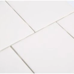 Daltile Semi-Gloss White 4-1/4 In. X 4-1/4 In. Ceramic Wall Tile (12.5 Sq. Ft. / Case) 15 Daltile Semi-Gloss White 4-1/4 In. X 4-1/4 In. Ceramic Wall Tile (12.5 Sq. Ft. / Case) -Flooring Shop e0f0728dfc8775eaeed32b139bb94666 1800x1800