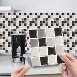 10/20 Pieces Backsplash Tile For Kitchen Mosaic Square Peel And Stick Tile, 3.94x3.94" 12 10/20 Pieces Backsplash Tile For Kitchen Mosaic Square Peel And Stick Tile, 3.94x3.94" -Flooring Shop e2af3967 4d9f 40c8 8ab6 a1539d0b63b0.ca3af6a67435eb8e80dd455a4902c62e 1800x1800