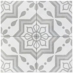 Ivy Hill Tile Sintra Silver Sky Encaustic 9 In. X 9 In. X 10mm Mate Porcelain Floor And Wall Tile (20 Pieces / 10.65 Sq. Ft. / Box) 19 Ivy Hill Tile Sintra Silver Sky Encaustic 9 In. X 9 In. X 10mm Mate Porcelain Floor And Wall Tile (20 Pieces / 10.65 Sq. Ft. / Box) -Flooring Shop eb1599a25c1e24ea6eacdd59910b3e9d 1800x1800
