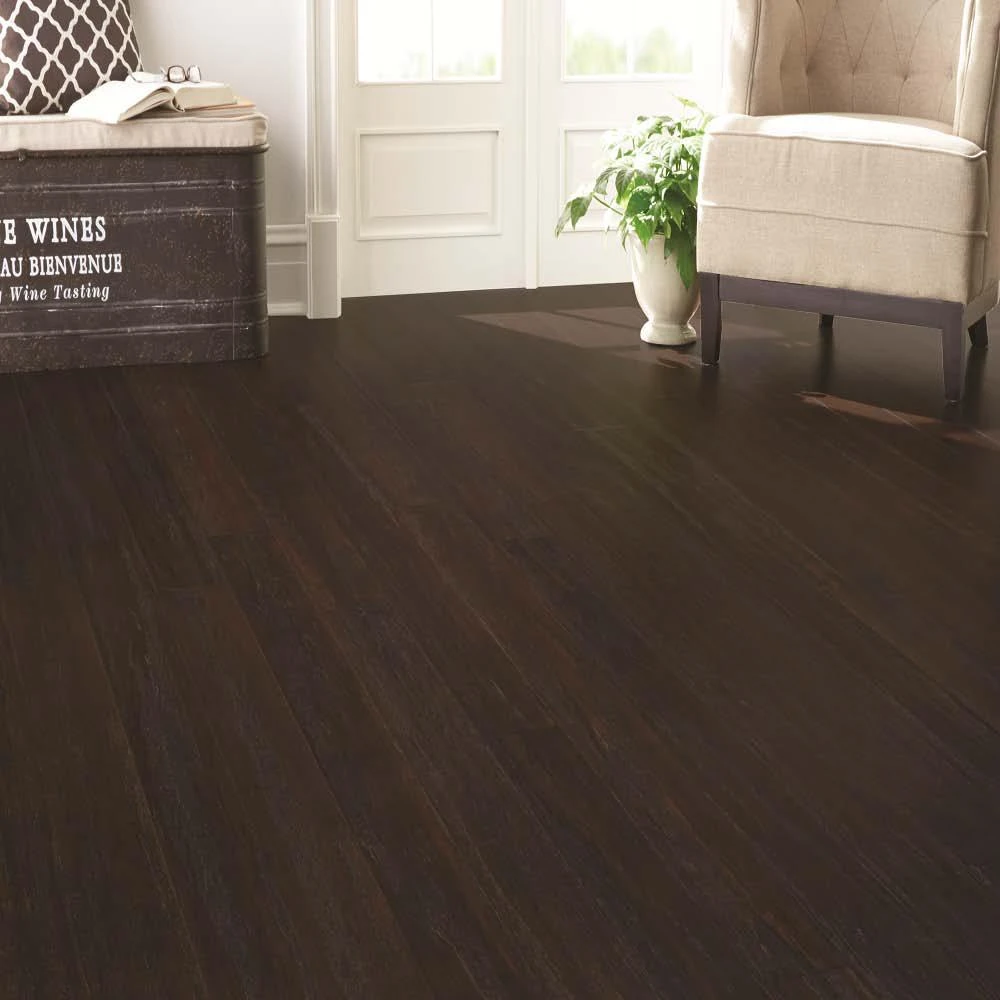 Home Decorators Collection Wire Brushed Strand Woven Prescott 1/2 In. T X 5-1/8 In. W X 72 In. L Solid Bamboo Flooring 5 Home Decorators Collection Wire Brushed Strand Woven Prescott 1/2 In. T X 5-1/8 In. W X 72 In. L Solid Bamboo Flooring - Image 3