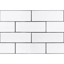 MSI City Bianco 4 In. X 12 In. Glossy Ceramic White Subway Tile (9.99 Sq. Ft./case)